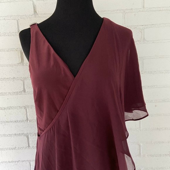 NWT Ralph Lauren Womens Dress Evening Ruffle X56 - Picture 4 of 9